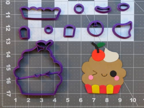 Cupcake 266-B877 Cookie Cutter Set 4 inch