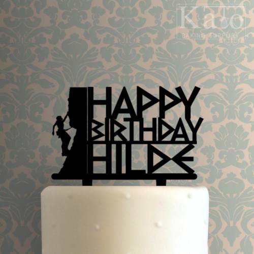 Custom Hiking Happy Birthday 225-599 Cake Topper