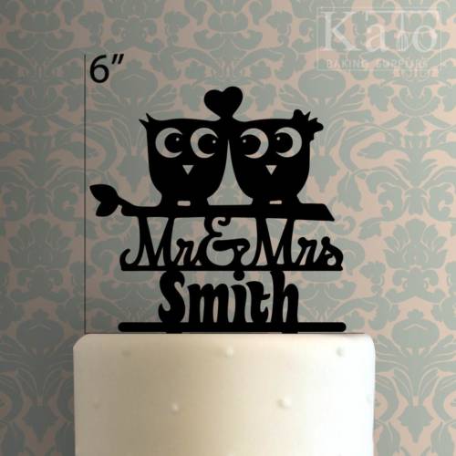 Custom Mr and Mrs 225-063 Cake Topper