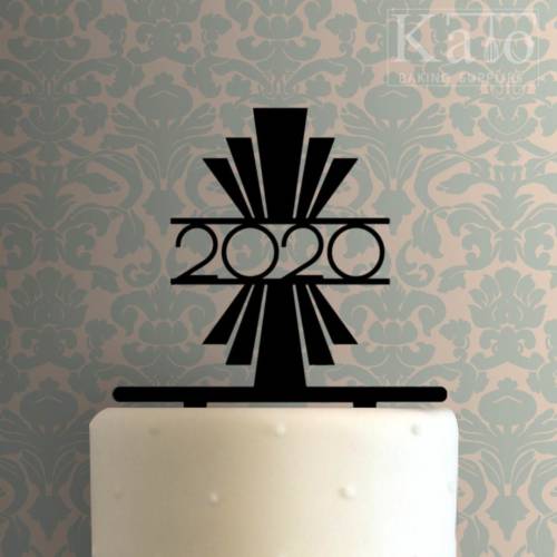 Custom Year Art Deco 225-835 Cake Topper