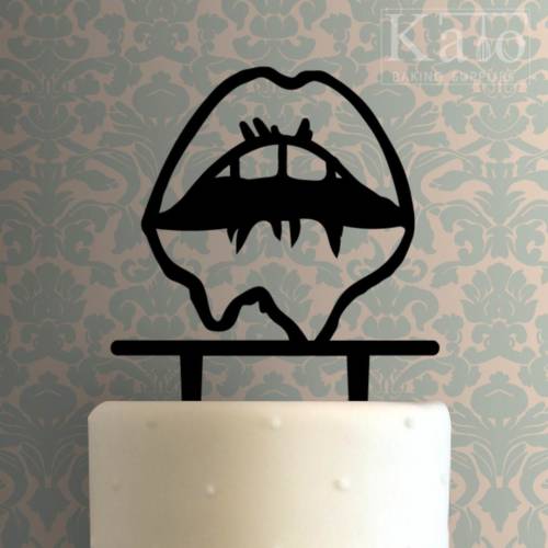 Dripping Lips 225-550 Cake Topper