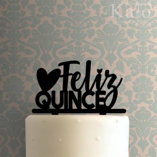 Feliz Quince 225-785 Cake Topper