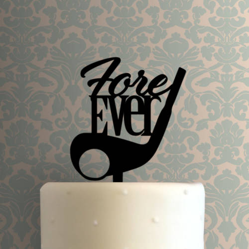Fore Ever Golf 225-905 Cake Topper