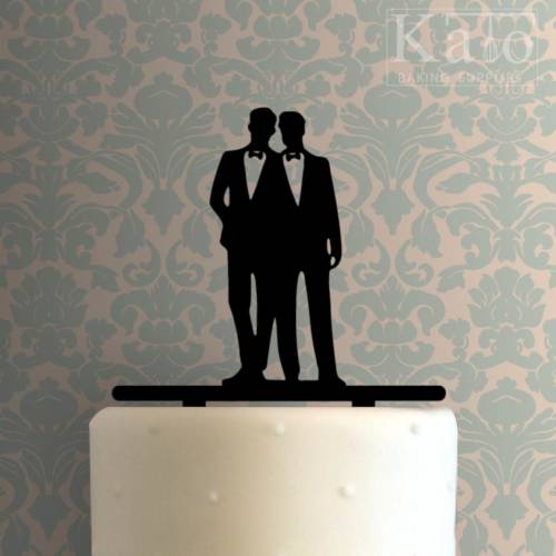 Gay Couple 225-590 Cake Topper
