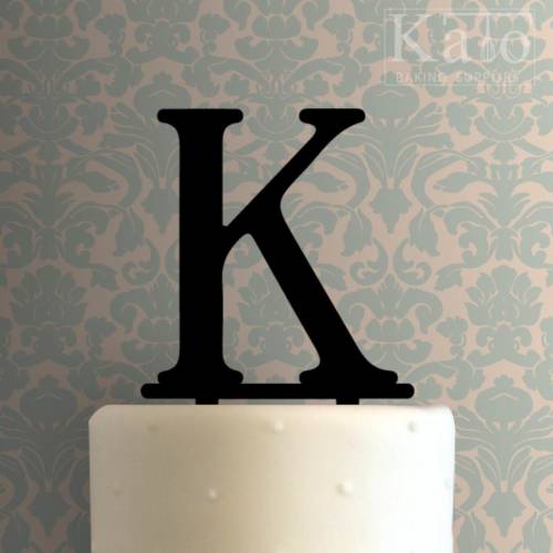 Greek Alphabet Kappa 225-607 Cake Topper