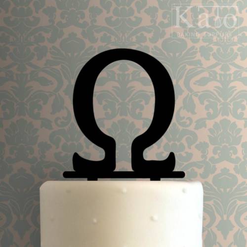 Greek Alphabet Omega 225-612 Cake Topper