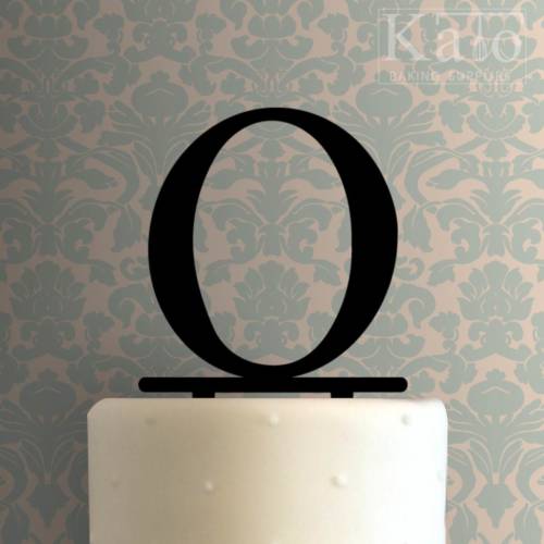 Greek Alphabet Omicron 225-613 Cake Topper