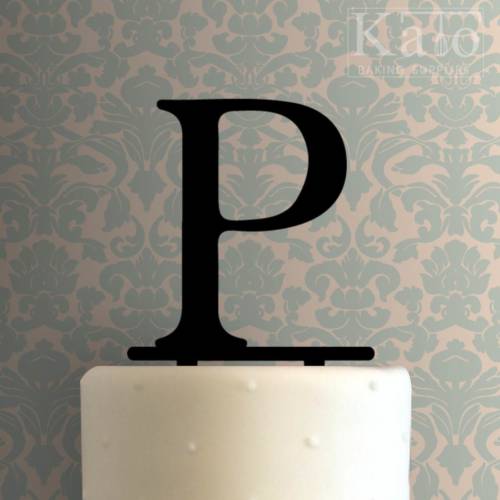 Greek Alphabet Rho 225-617 Cake Topper