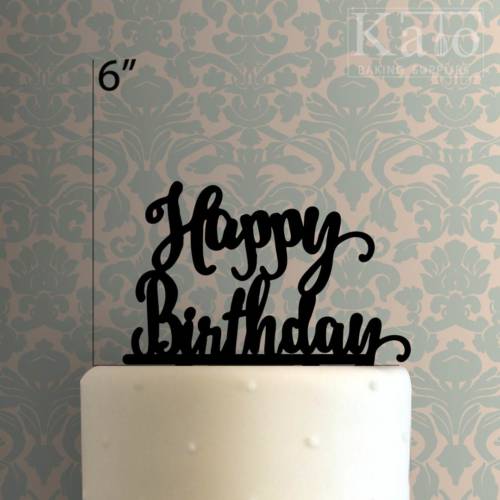 Happy Birthday 225-072 Cake Topper