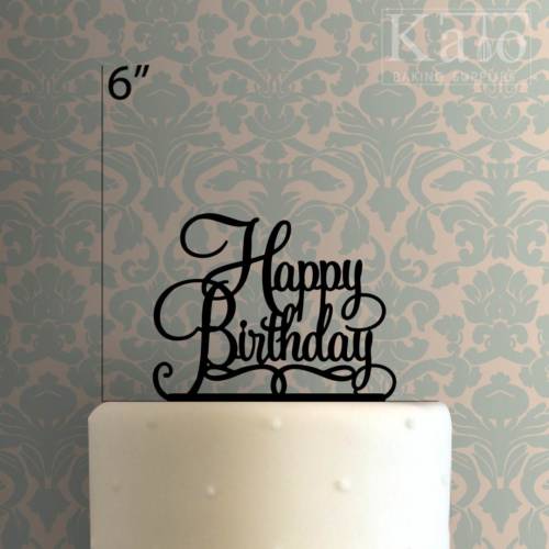 Happy Birthday 225-151 Cake Topper