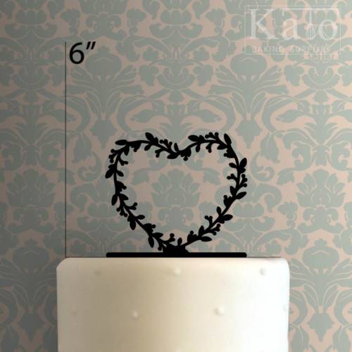 Heart Wreath 225-391 Cake Topper