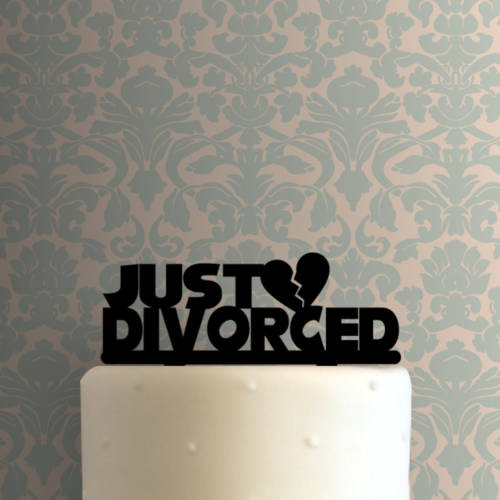 Just Divorced 225-930 Cake Topper