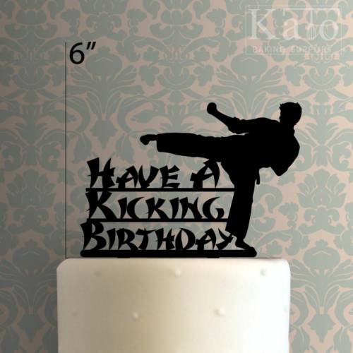 Karate Happy Birthday 225-008 Cake Topper