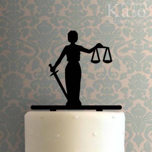 Libra Zodiac Balanced Scales Sign 225-809 Cake Topper