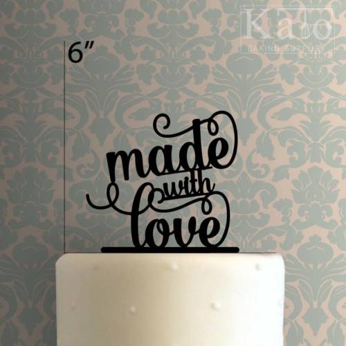 Made with Love 225-102 Cake Topper