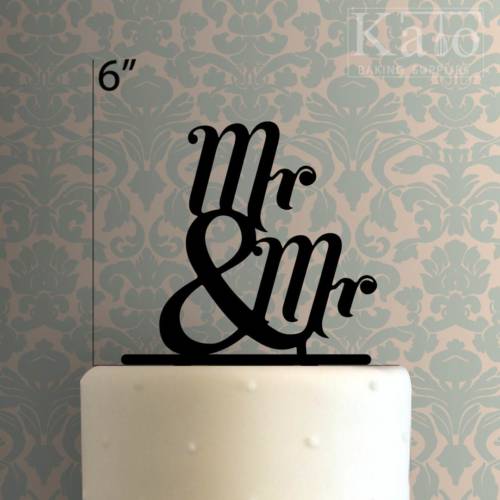 Mr and Mr 225-057 Cake Topper