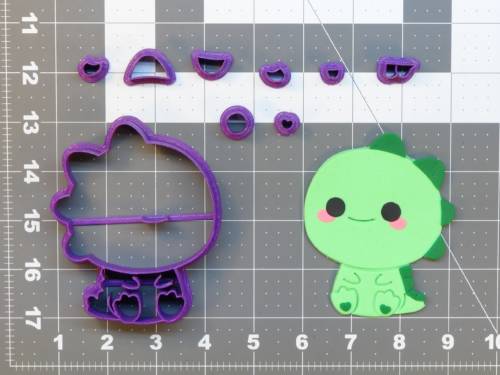 Cute Dinosaur 266-821 Cookie Cutter Set 4 inch