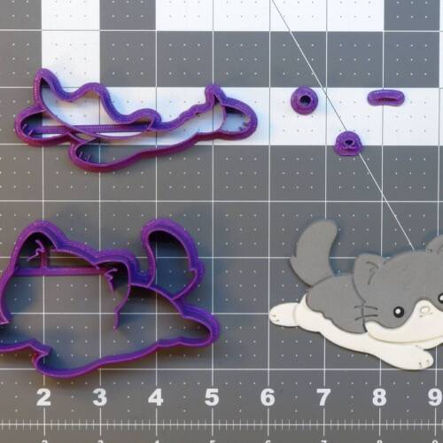 Cute Kitten 266-765 Cookie Cutter Set 4 inch