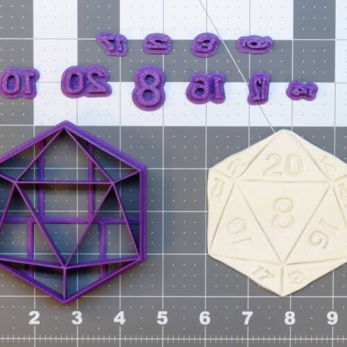D20 Die 266-A014 Cookie Cutter Set 4 inch