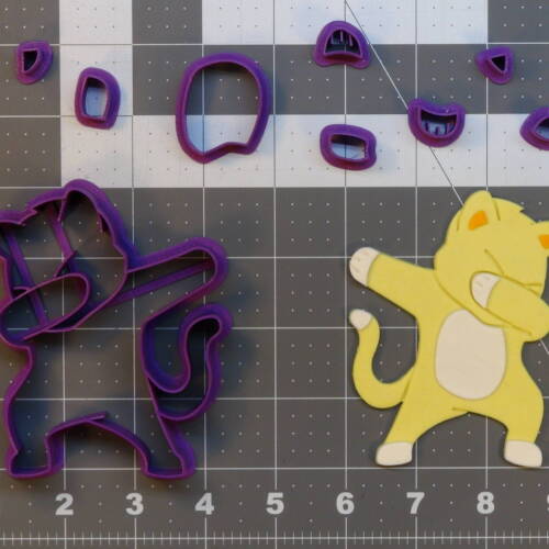 Dabbing Cat 266-A701 Cookie Cutter Set 4 inch