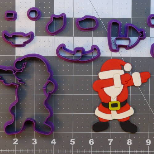 Dabbing Santa 266-A503 Cookie Cutter Set 4 inch