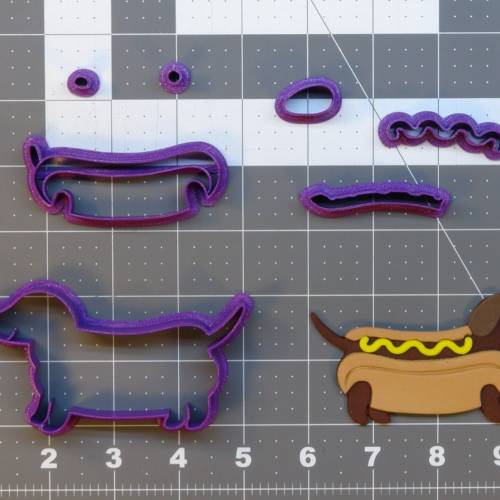 Dachshund Hotdog 266-992 Cookie Cutter Set 4 inch