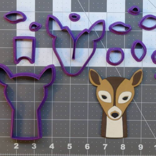 Deer 266-B960 Cookie Cutter Set 4 inch