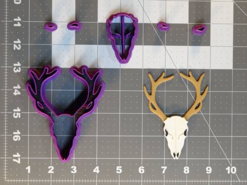 Deer Skull 266-C338 Cookie Cutter Set 4 inch