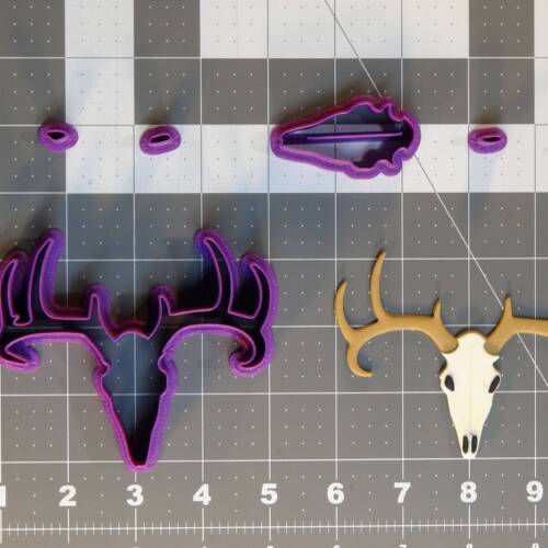 Deer Skull 266-C339 Cookie Cutter Set 4 inch