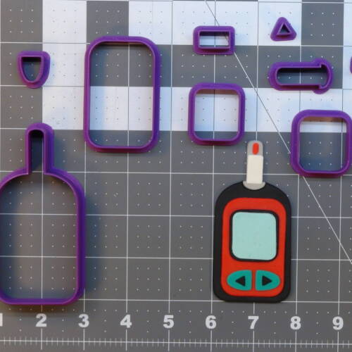 Diabetes 266-A535 Cookie Cutter Set 4 inch
