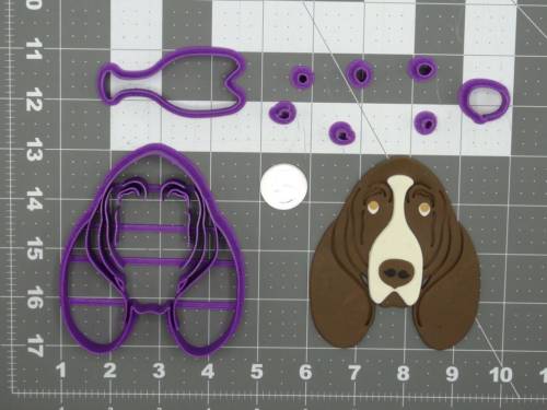 Dog - Basset Hound Head 266-D214 Cookie Cutter Set 4 inch