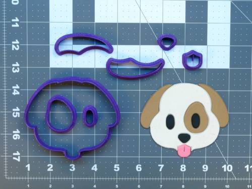 Dog Emoji 266-457 Cookie Cutter Set 4 inch
