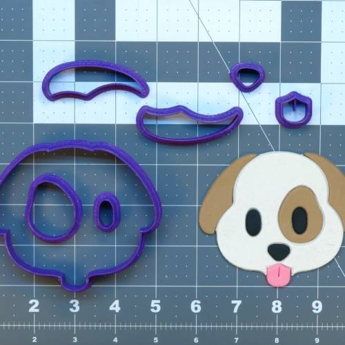 Dog Emoji 266-457 Cookie Cutter Set 4 inch