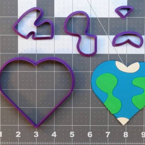 Earth Heart 266-A218 Cookie Cutter Set 4 inch
