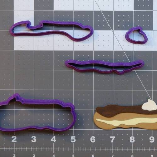 Eclaire Donut 266-C087 Cookie Cutter Set 4 inch
