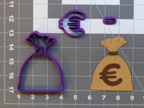 Euro Money Bag 266-A916 Cookie Cutter Set 4 inch