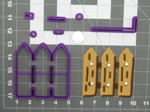 Fence 266-D353 Cookie Cutter Set 4 inch