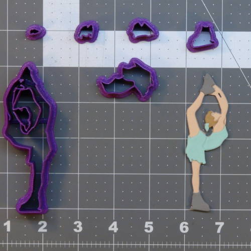 Figure Skater 266-C090 Cookie Cutter Set 4 inch