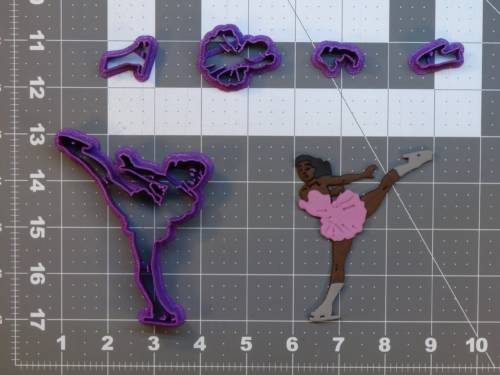 Figure Skater 266-C091 Cookie Cutter Set 4 inch