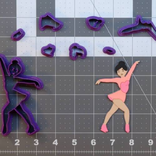 Figure Skater 266-C092 Cookie Cutter Set 4 inch