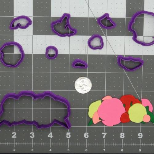 Flower Crown 266-D168 Cookie Cutter Set 4 inch