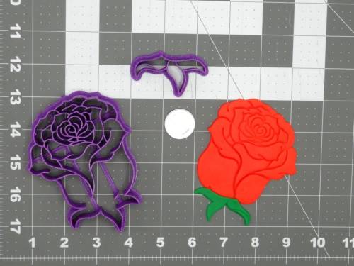 Flower - Rose 266-D470 Cookie Cutter Set 4 inch