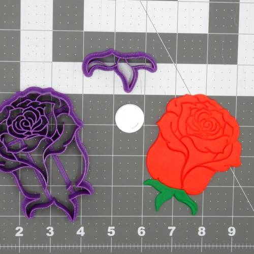 Flower - Rose 266-D470 Cookie Cutter Set 4 inch