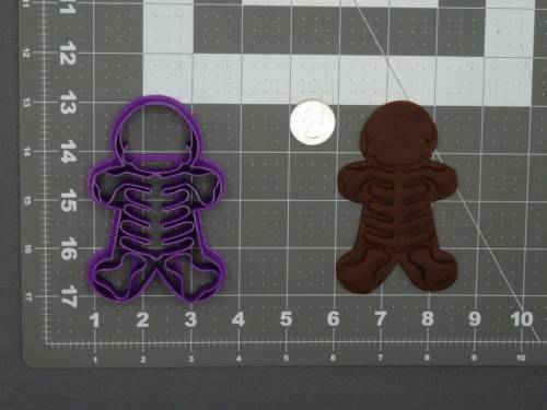 Gingerbread Skeleton 266-D948 Cookie Cutter 4 inch