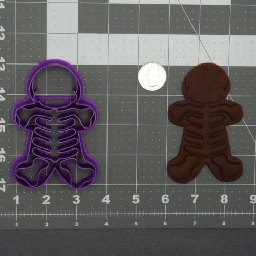 Gingerbread Skeleton 266-D948 Cookie Cutter 4 inch