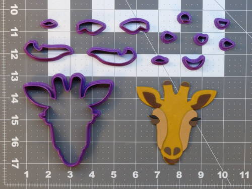 Giraffe 266-A450 Cookie Cutter Set 4 inch