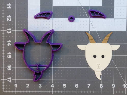 Goat Head 266-C014 Cookie Cutter Set 4 inch