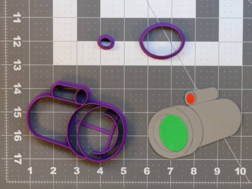 Gun Scope 266-A772 Cookie Cutter Set 4 inch