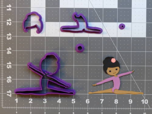 Gymnast 266-A924 Cookie Cutter Set 4 inch