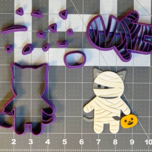 Halloween - Mummy Cat 266-C620 Cookie Cutter Set 4 inch